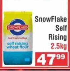 Advance Cash n Carry Snowflake Self Rising 2.5kg offer