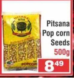 Advance Cash n Carry Pitsana Pop Corn Seeds 500g offer