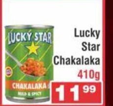 Advance Cash n Carry Lucky Star Chakalaka 410g offer