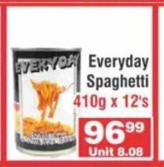 Advance Cash n Carry Everyday Spaghetti 410g x 12's offer