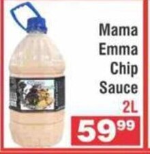 Advance Cash n Carry Mama Emma Chip Sauce 2L offer