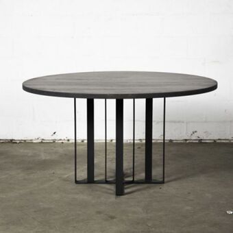 Weylandts Barcelona dining table - oak ebony oil 1370mm roun offer