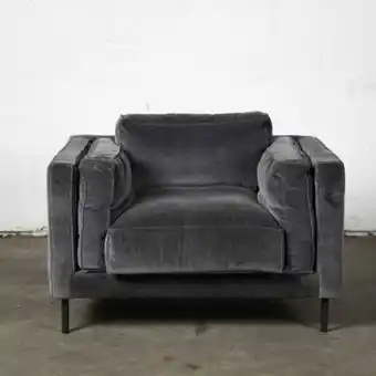 Denver 2019 armchair washed velvet
