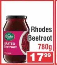Advance Cash n Carry Rhodes Beetroot 780g offer