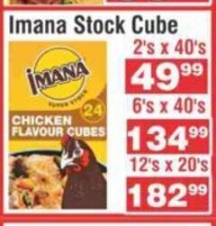 Advance Cash n Carry Imana Stock Cube 2's x 40's offer