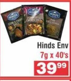 Advance Cash n Carry Hinds Env 7g x 40's offer