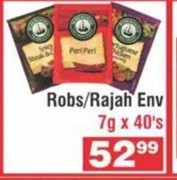 Robs / Rajah Env 7g x 40's