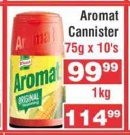 Advance Cash n Carry Aromat Cannister 75g x 10's offer