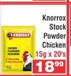 Knorrox Stock Powder Chicken 15g x 20's