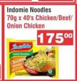 Advance Cash n Carry Indomie Noodles 70g x 40's Chicken / Beef / Onion Chicken offer