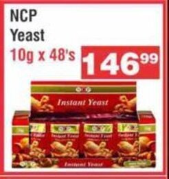 Advance Cash n Carry NCP Yeast 10g x 48's offer