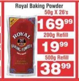 Royal Baking Powder 50g x 26's