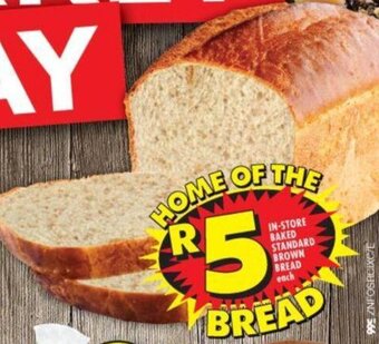Shoprite In-Store Baked Standard Brown Bread each offer
