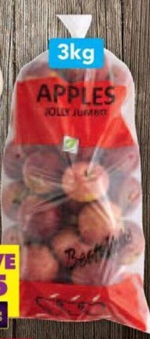 Shoprite Red Apples 3kg bag offer
