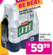 Castle lite nrb-6 x 330ml