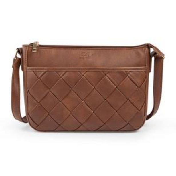 Tan crossbody bag offer at Truworths