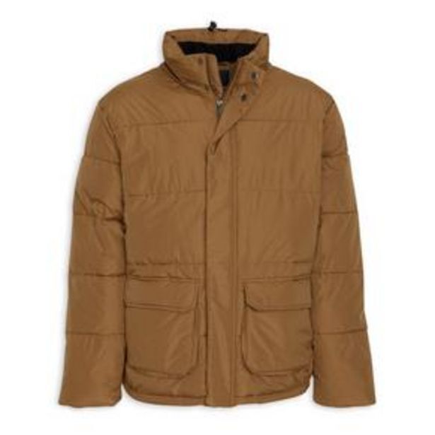 Camel puffer jacket offer at Truworths