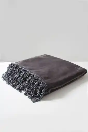 Sheet Street Tassle flannel blanket l220xw220cm offer