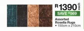 Assorted rosella rugs
