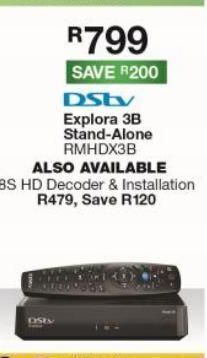 Dstv explora 3b stand-alone offer at House & Home