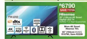 House & Home 50" 4k smart digital led tv offer