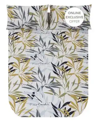 Sheet Street Pierre cardin polyester duvet cover offer