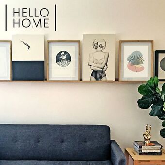 OneDayOnly 2x diy floating picture ledge shelves offer