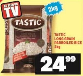 Tastic Long Grain Parboiled Rice 2kg