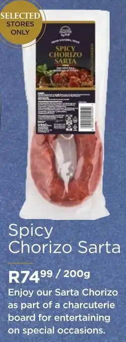 Spicy Chorizo Sarta 200g