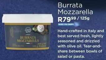 Pick n Pay Burrata Mozzarella 125g offer