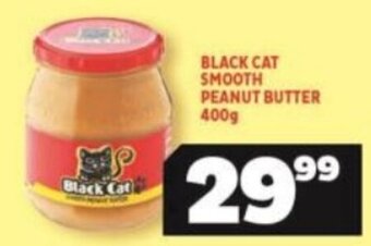 Black Cat Smooth Peanut Butter 400g