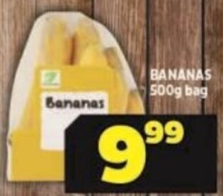 Usave Bananas 500g bag offer