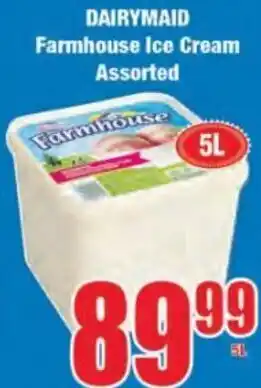 Boxer Dairymaid Farmhouse Ice Cream Assorted 5L offer