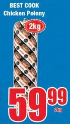 Boxer Best Cook Chicken Polony 2kg offer