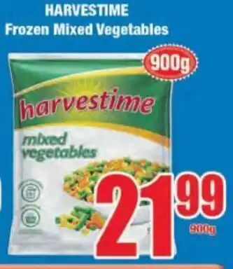 Harvesttime Frozen Mixed Vegetables 900g