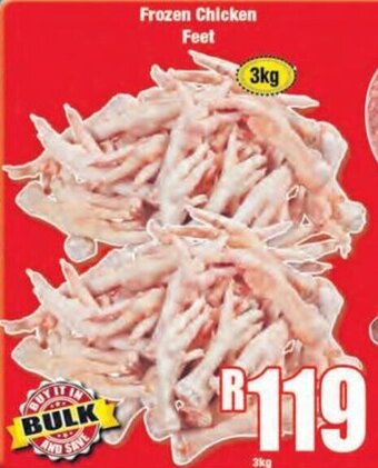 Boxer Frozen Chicken Feet 3kg offer