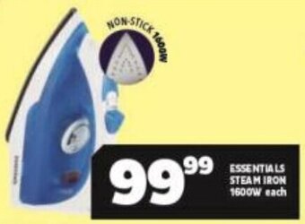 Usave Essentials Steam Iron 1600w each offer