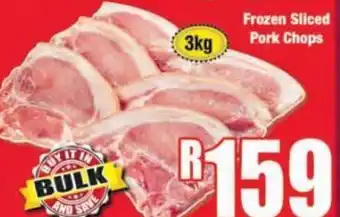 Boxer Frozen Sliced Pork Chops 3kg offer