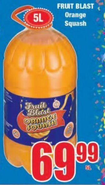 Boxer Fruit Blast Orange Squash 5L offer