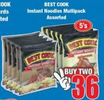 Boxer Best Cook Instant Noodles Multipack Assorted 5's offer
