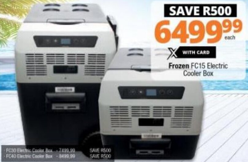 Frozen FC15 Electric Cooler Box offer at Checkers