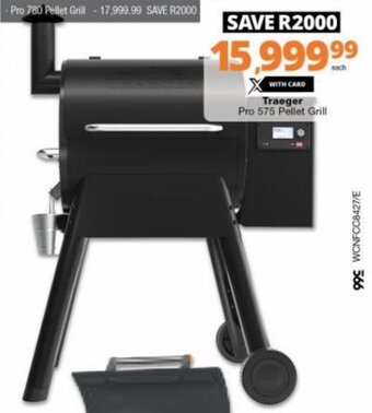 Checkers Traeger Pro 575 Pellet Grill offer