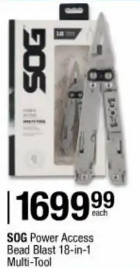 Checkers S0G Power Access Bead Blast 18-in-1 Multi-Tool offer