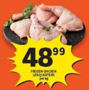 Shoprite Frozen Chicken Leg Quarters per kg offer