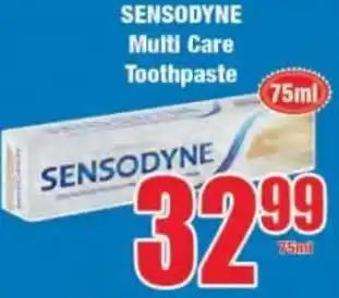 Boxer Sensodyne Multi Care Toothpaste 75ml offer