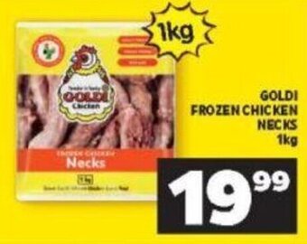 Shoprite Goldi Frozen Chicken Necks 1kg offer