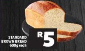 Shoprite Standard Brown Bread 600g offer