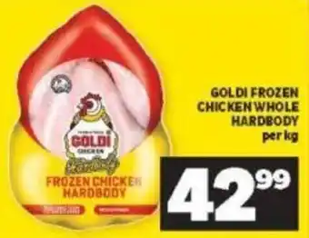 Shoprite Goldi Frozen Chicken Hardbody per kg offer