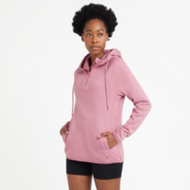 Totalsports Women's ts polar fleece soft pink sweat hoodie offer