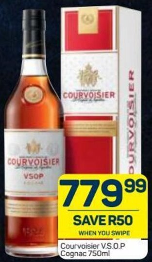 Pick n Pay Courvoisier V.S.O.P Cognac 750ml offer